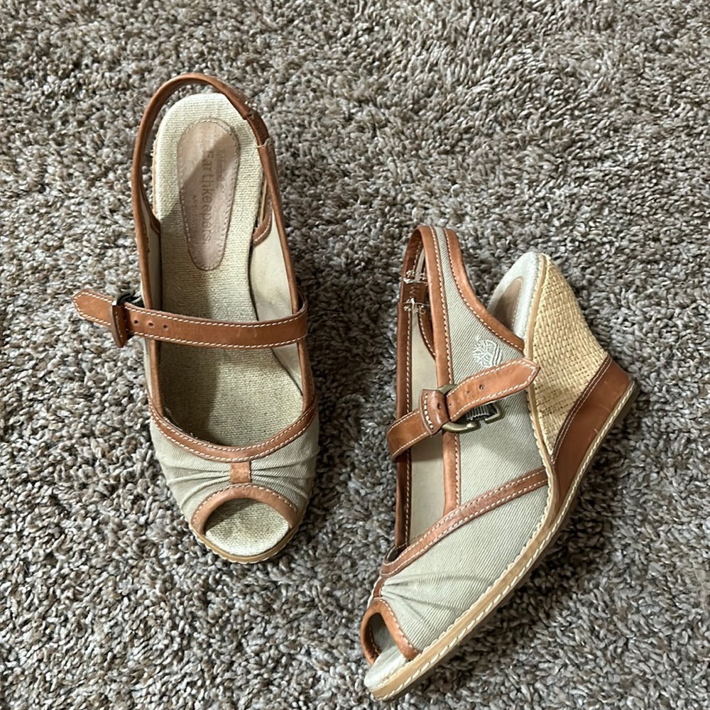 Timberland Earthkeepers Wedge Sandals women’s size 8